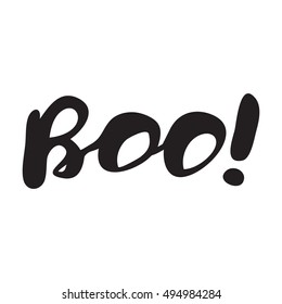 Halloween grunge modern typographic, brush calligraphy and hand drawn lettering. Vector isolated. Use halloween cards, covers, tags, icons set and more.