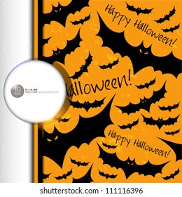 Halloween grunge vector pattern.