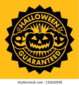 Halloween Guaranteed Pumpkin Seal