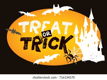 Halloween hand drawn characters and attributes doodle set. Vector illustration.