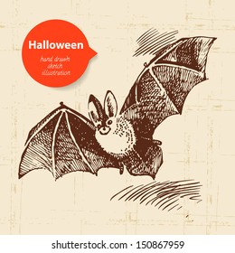 Halloween hand drawn illustration