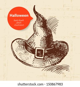 Halloween hand drawn illustration