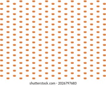 Halloween hand drawn pumpkin background material, pumpkin pattern, swatch
