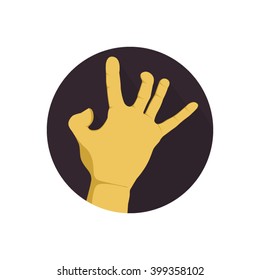 Halloween Hand Flat