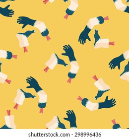 Halloween hand and leg flat icon,eps10 seamless pattern background