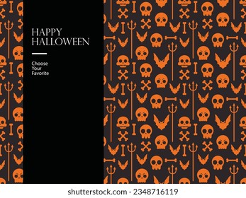 halloween happy vector element horror october cartoon evil haunted pumpkin invite party monster art