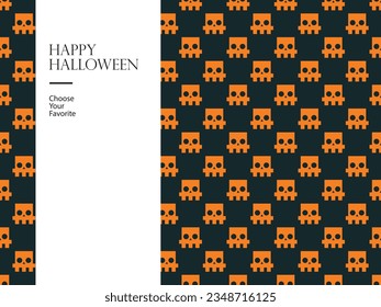 halloween happy vector element horror october cartoon evil haunted pumpkin invite party monster art