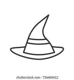 Halloween hat icon, illustration isolated vector sign symbol