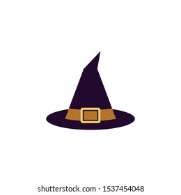 halloween hat icon on a white background