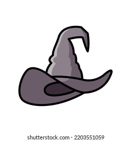 halloween hat icon vector design template