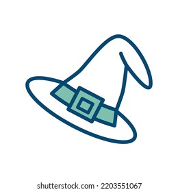 halloween hat icon vector design template