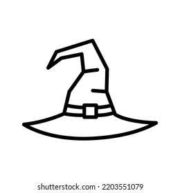 halloween hat icon vector design template