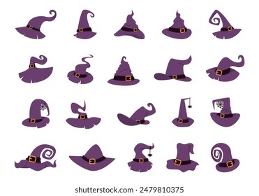 Halloween Hat Illustration Element Set