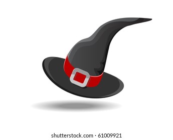 halloween hat isolated on white background