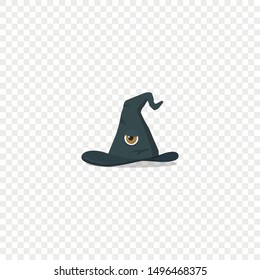 Halloween hat on an isolated background.