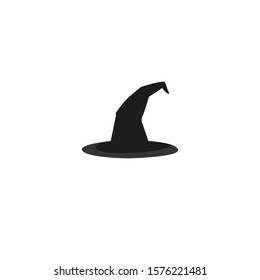 halloween hat simple clip art vector illustration