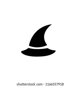 Halloween hat vector icon