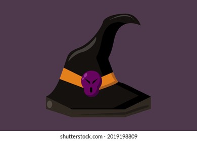Halloween Hat Vector Icon Design