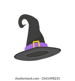 Halloween Hat, Halloween Vector Illustration, Isolated