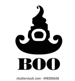 Halloween hat vector Illustration isolated on white background