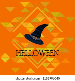 halloween hat witches night vector