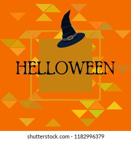 halloween hat witches night vector