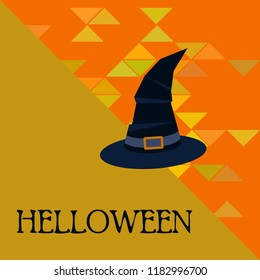 halloween hat witches night vector
