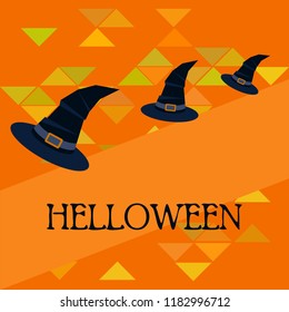 halloween hat witches night vector