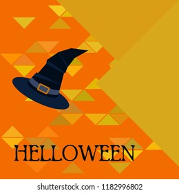 halloween hat witches night vector
