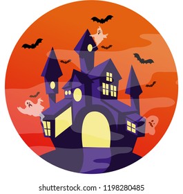 halloween haunted castle