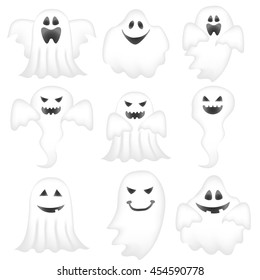 Halloween haunted ghost icon