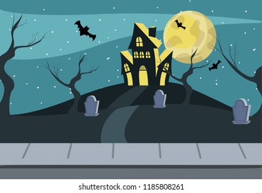 Halloween haunted house
