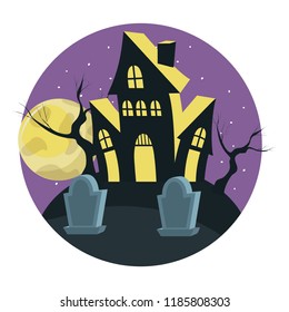 Halloween haunted house