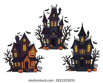 Halloween Haunted House Collection Set