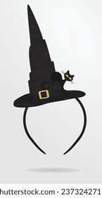 Halloween headband mask. vector illustration