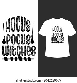 Halloween Hocus Focus Crow Graphic Design illustration shirt