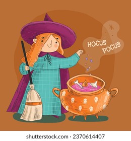 halloween hocus pocus vector design illustration