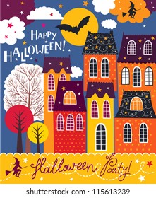 Halloween holiday card