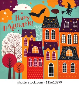 Halloween holiday card