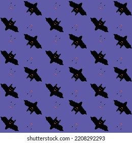 Halloween holiday cartoon character. Halloween background. Ghosts and ghost pumpkins.