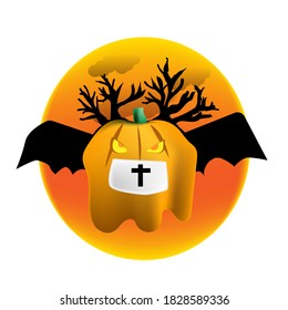 halloween holiday dark illustration vector