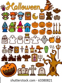 Halloween Holiday Design Elements