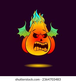 Halloween, holiday lantern Jack-pumpkin head-2