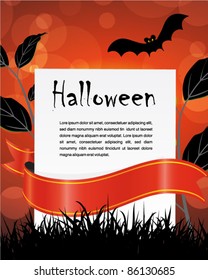 halloween holiday party poster and banner