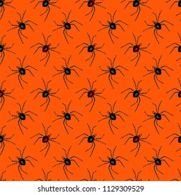Halloween holiday pattern seamless.