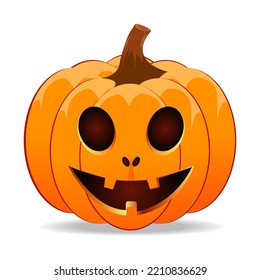 halloween holiday pumpki horror vector and background spooky celebration design party banner dark happy night poster