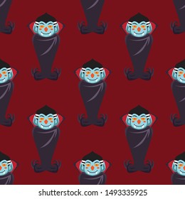 Halloween holiday seamless pattern background.Endless texture for textile ,fabric , wallpaper, web page background, wrapping paper and etc.