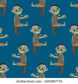 Halloween holiday seamless pattern background.Endless texture for textile ,fabric , wallpaper, web page background, wrapping paper and etc.