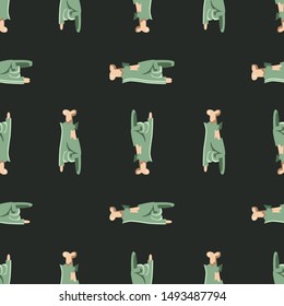 Halloween holiday seamless pattern background.Endless texture for textile ,fabric , wallpaper, web page background, wrapping paper and etc.