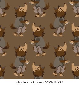 Halloween holiday seamless pattern background.Endless texture for textile ,fabric , wallpaper, web page background, wrapping paper and etc.